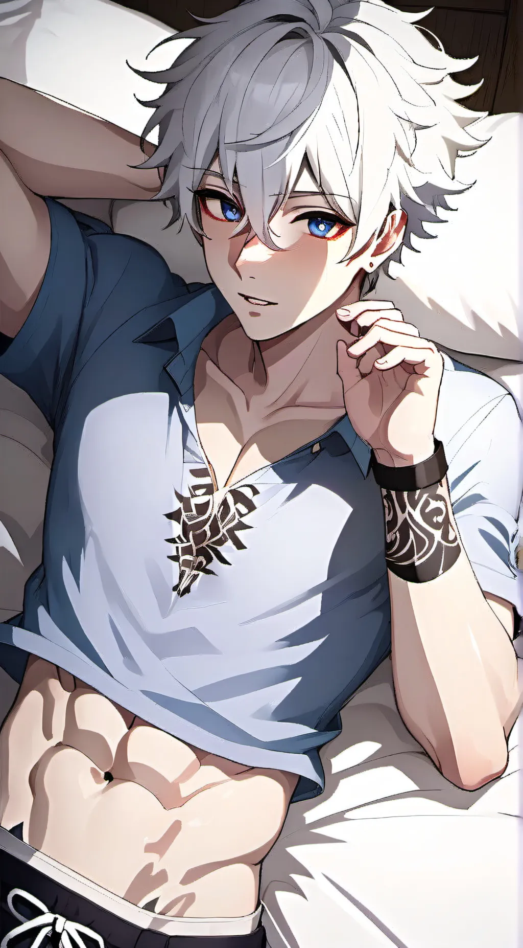 ai character: ✡︎𝗕𝗹𝗮𝘇𝗲✡︎ background