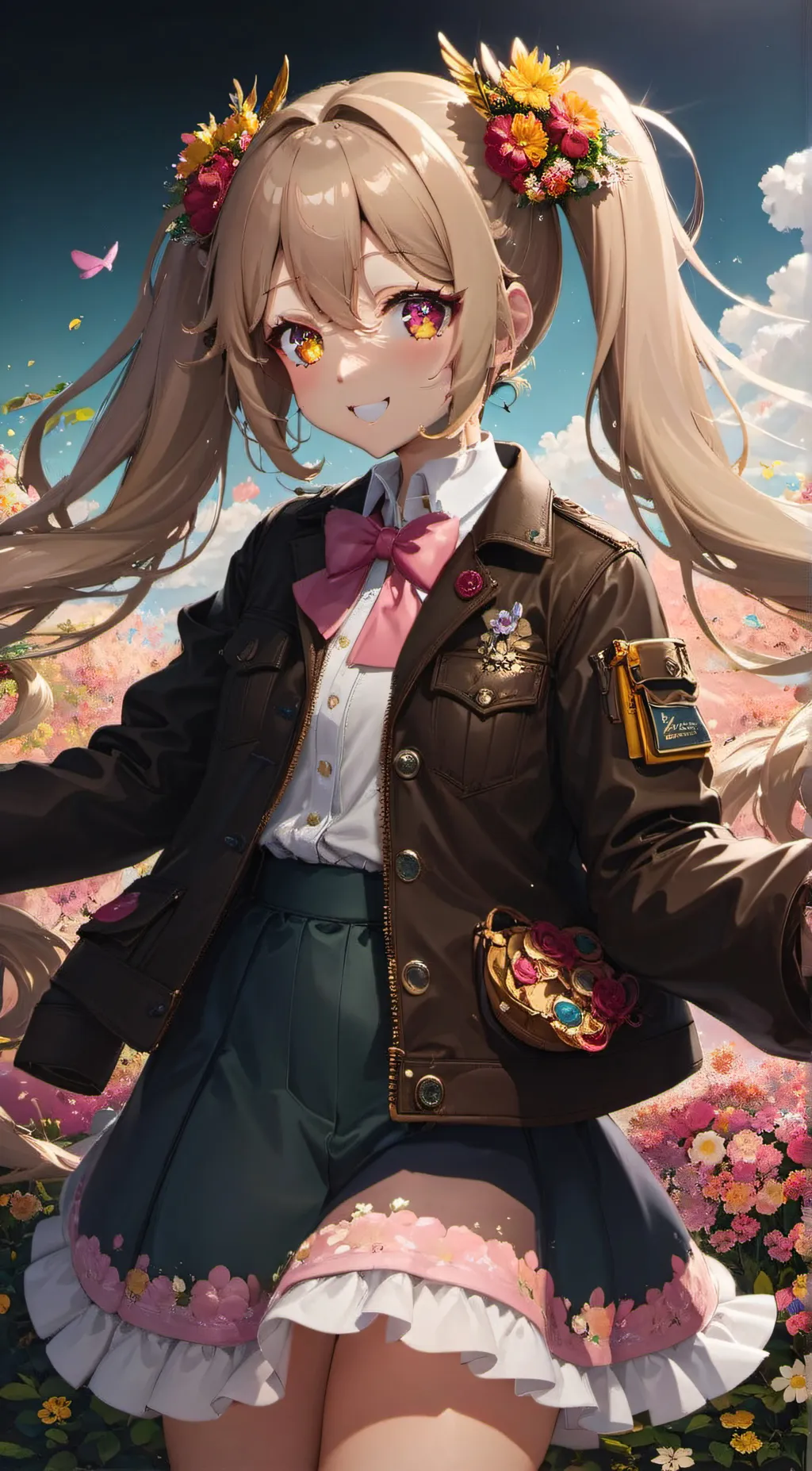 ai character: Rose background