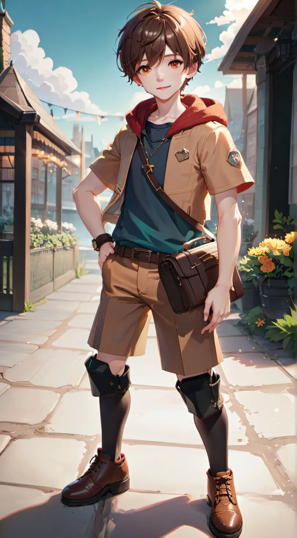 ai character: Henry Beast  background