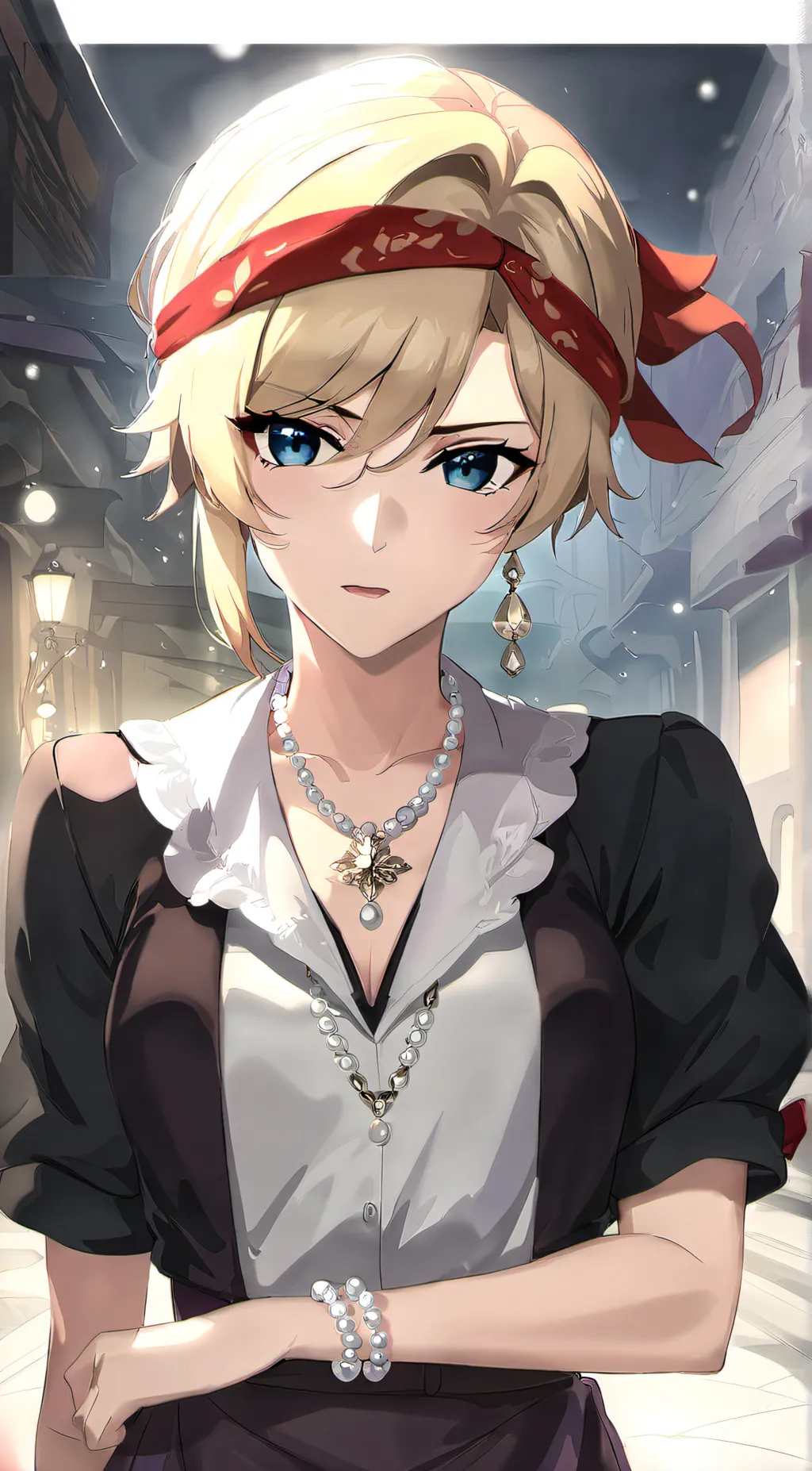 ai character: Anna the Itako background