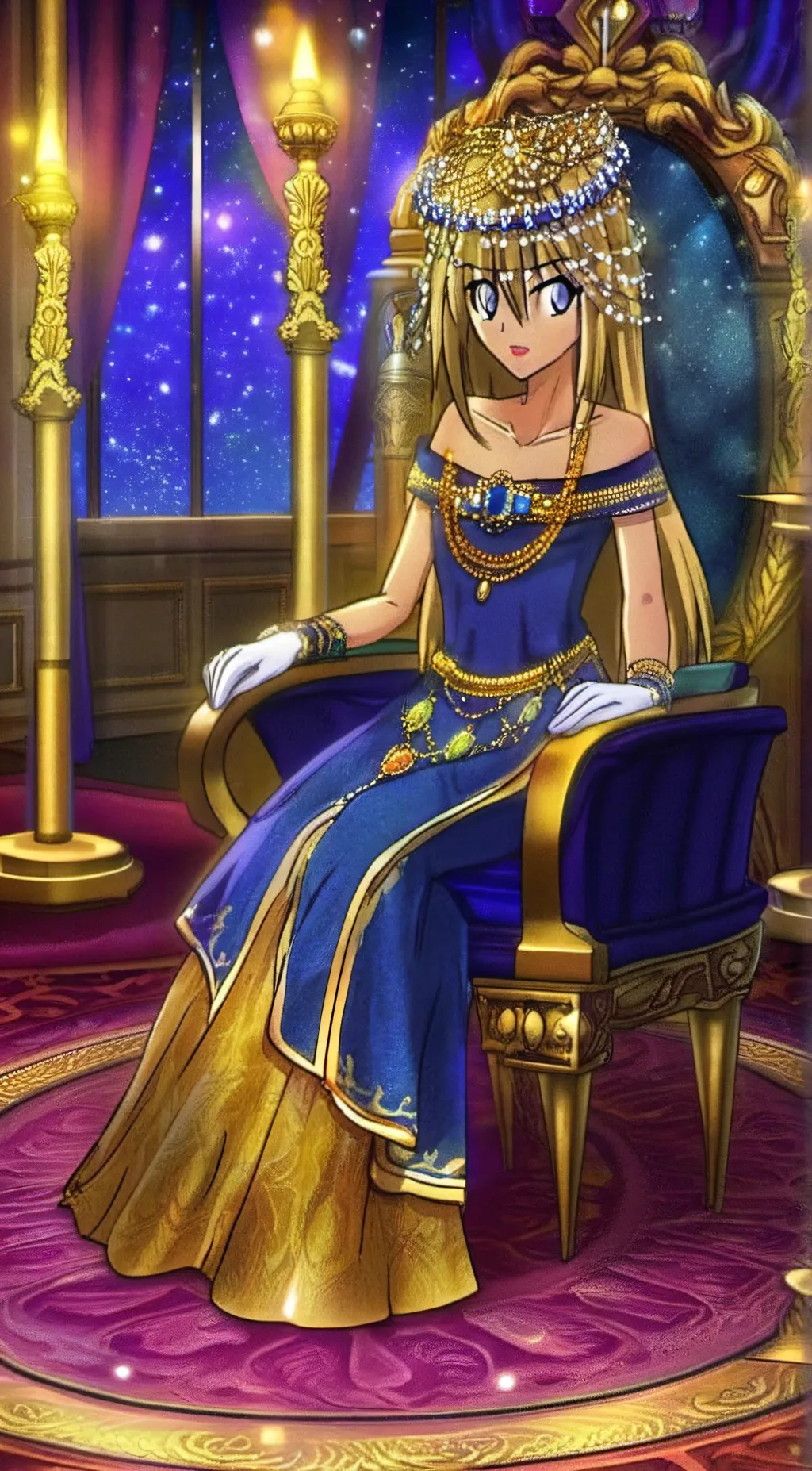 ai character: Rose background