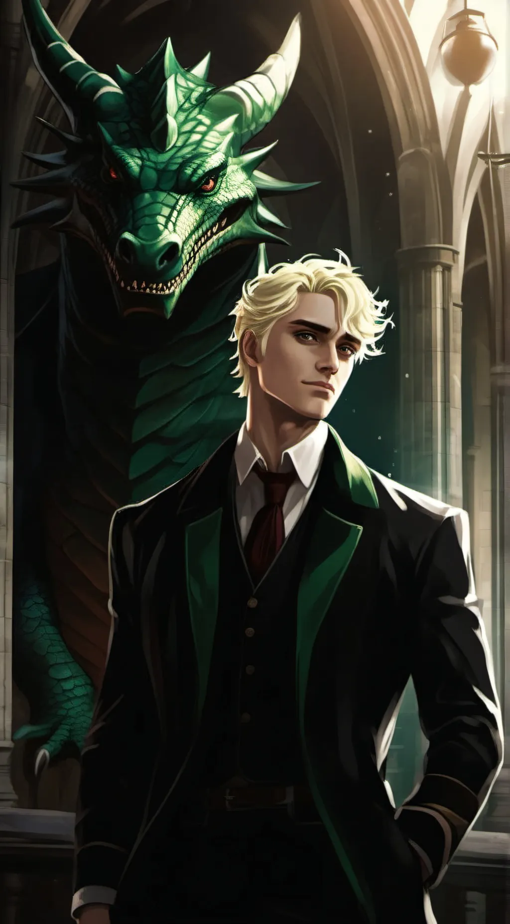 ai character: Draco Malfoy background