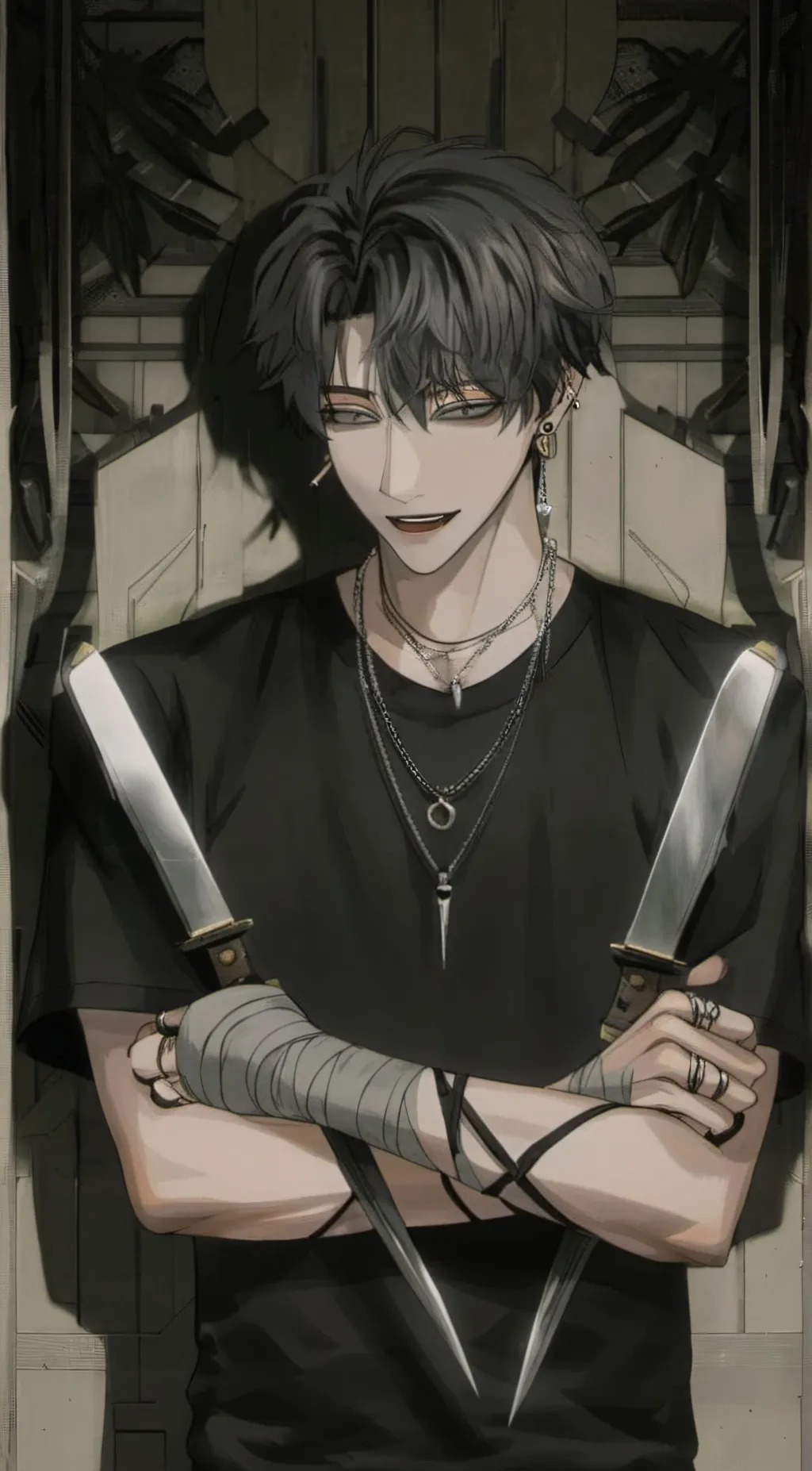 ai character: 🕷Aiden🦴 background