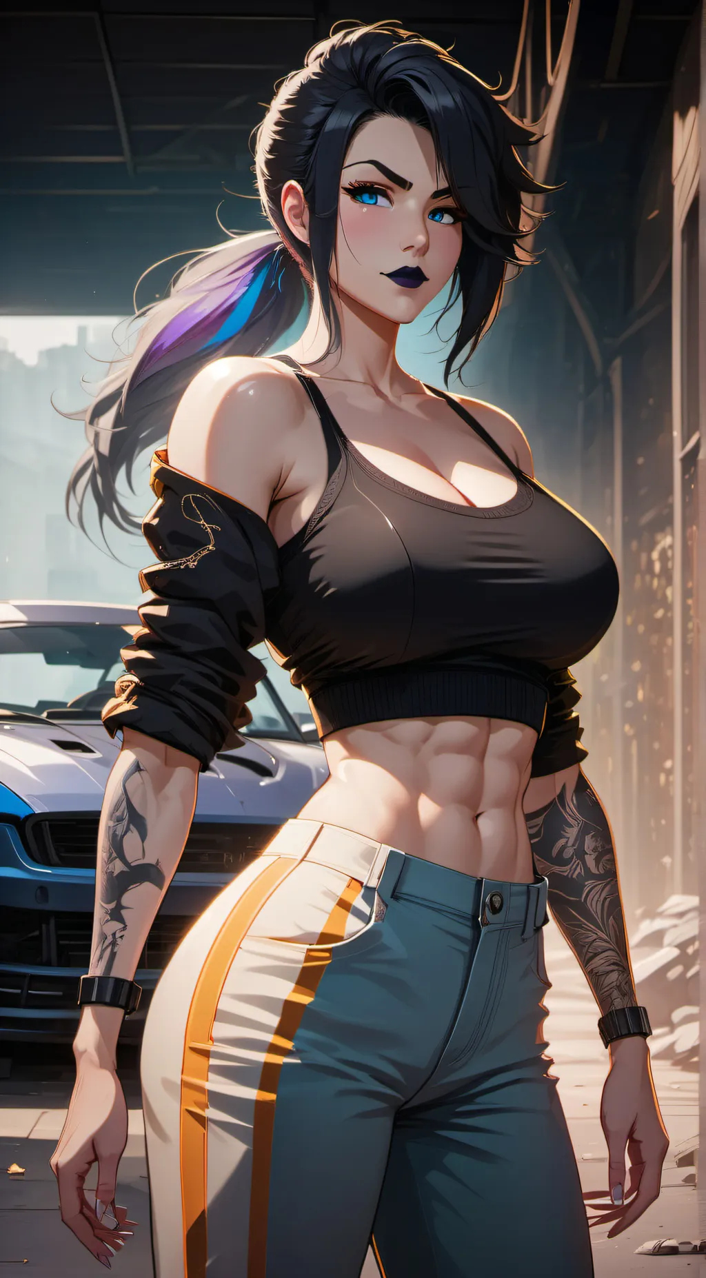 ai character: Amanda Carter background