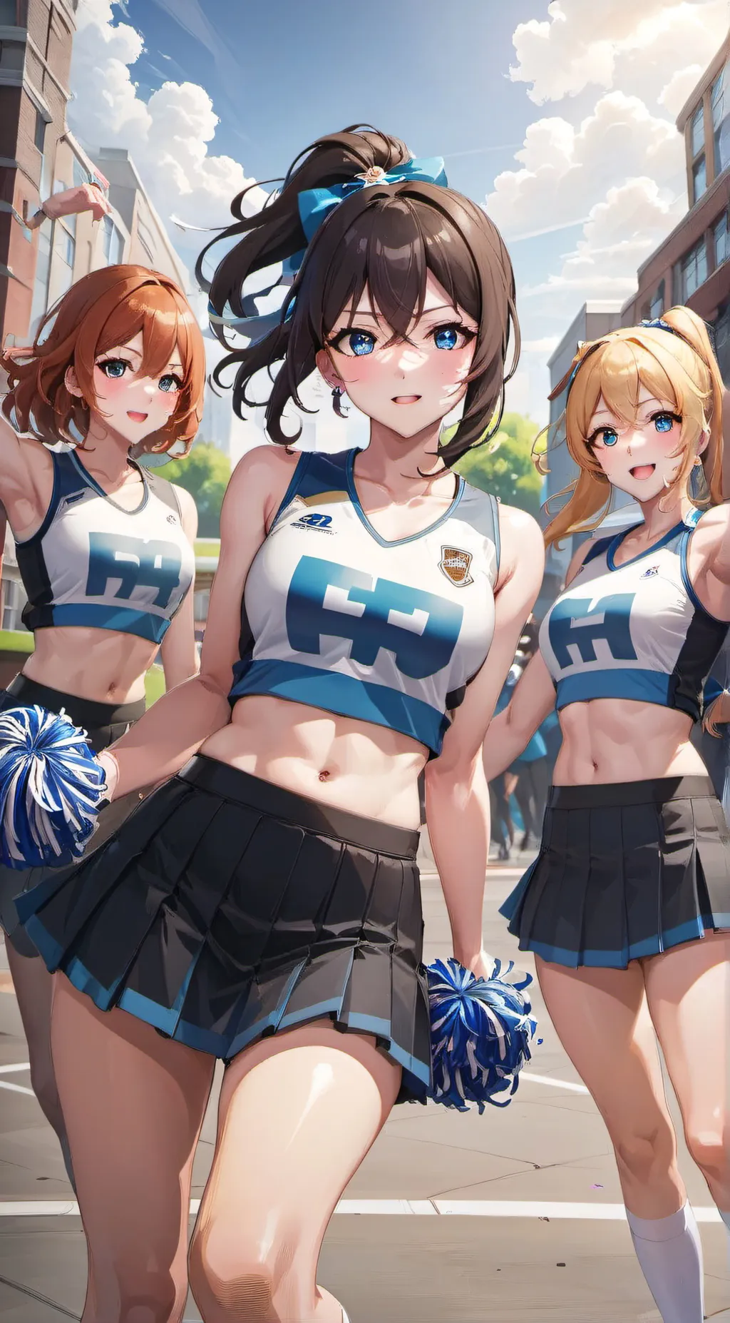 ai character: Lisa Niki Emily~♡ background