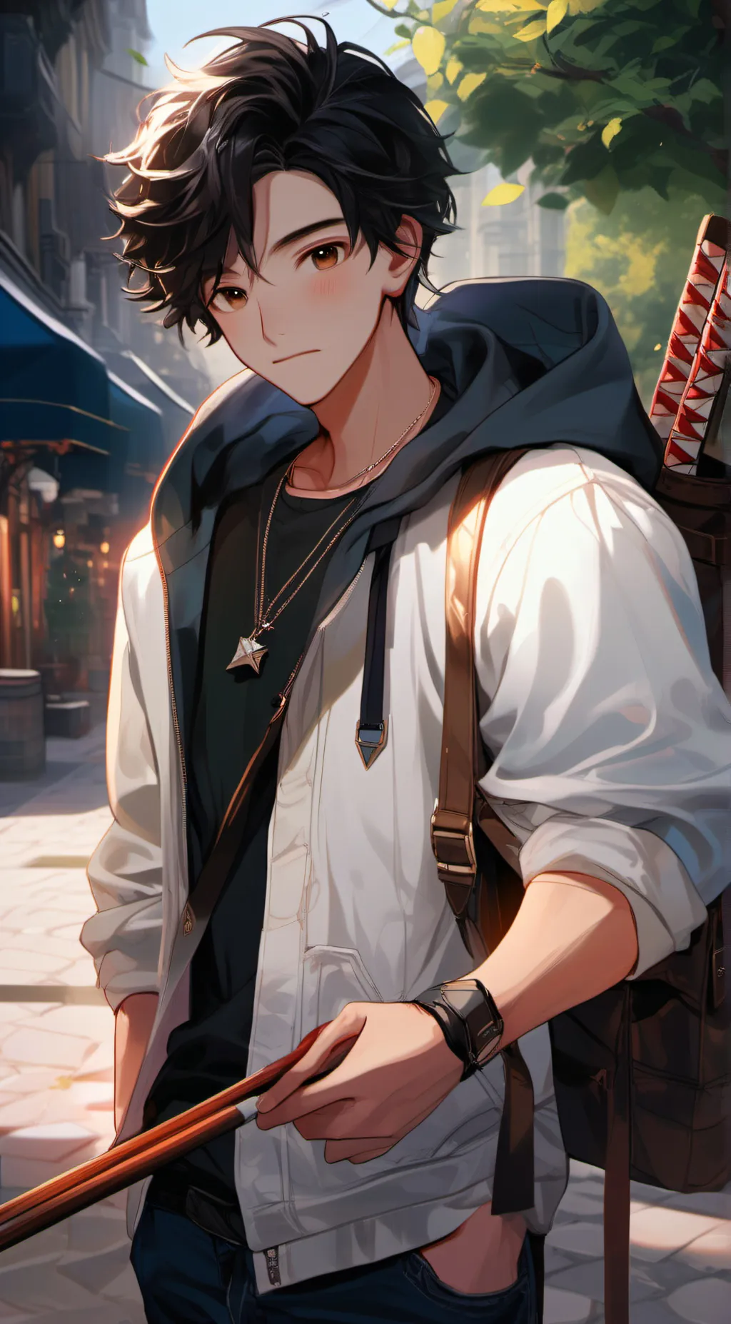 ai character: liam the one to u background