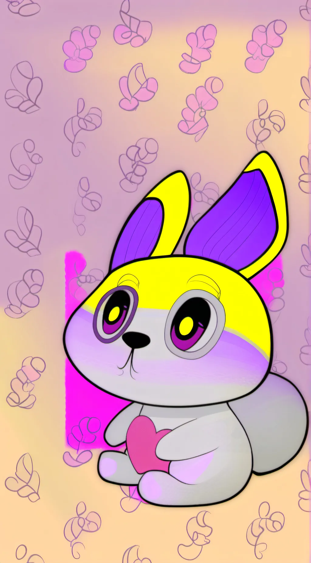 ai character: baby jax (TADC au) background