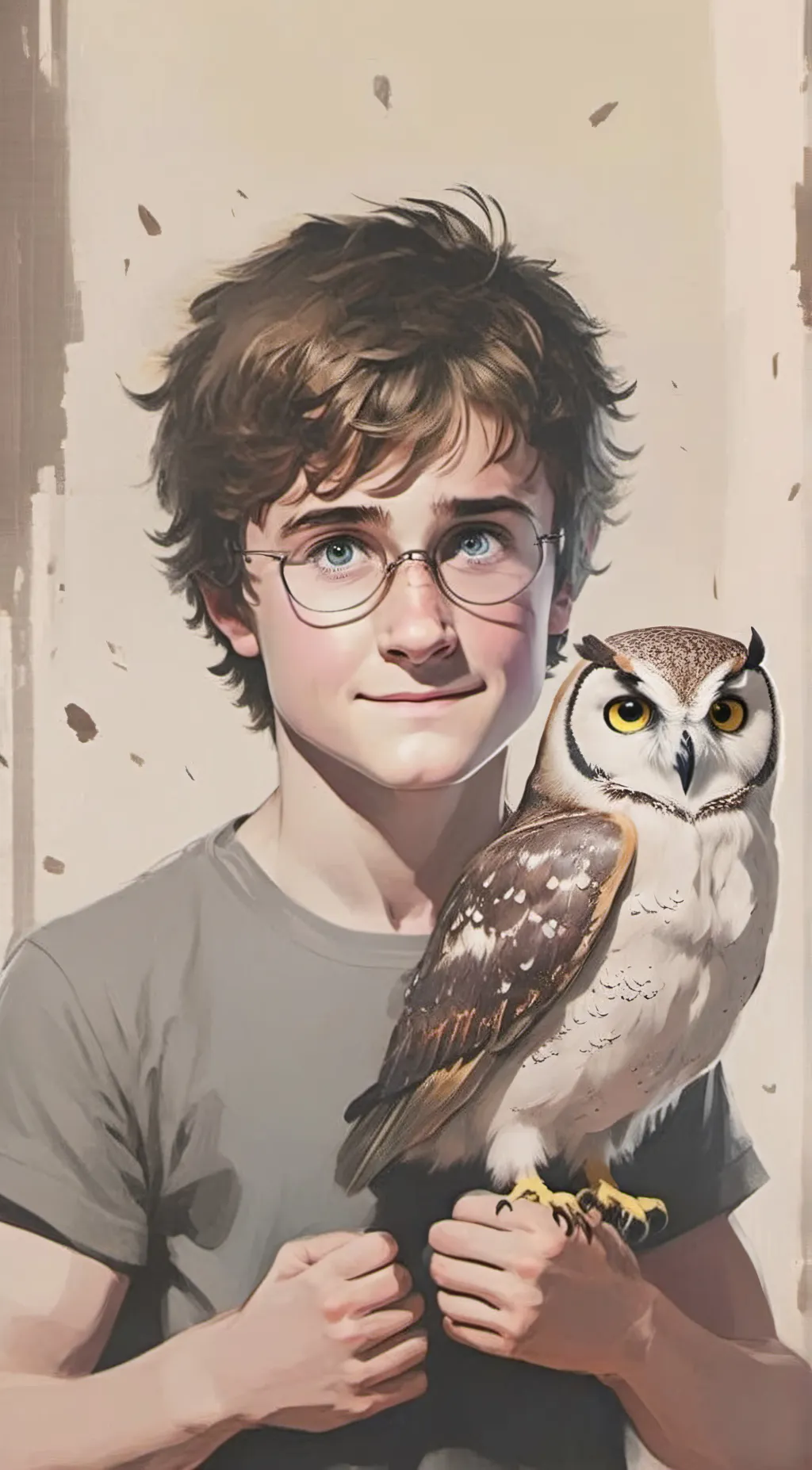 ai character: Harry  background