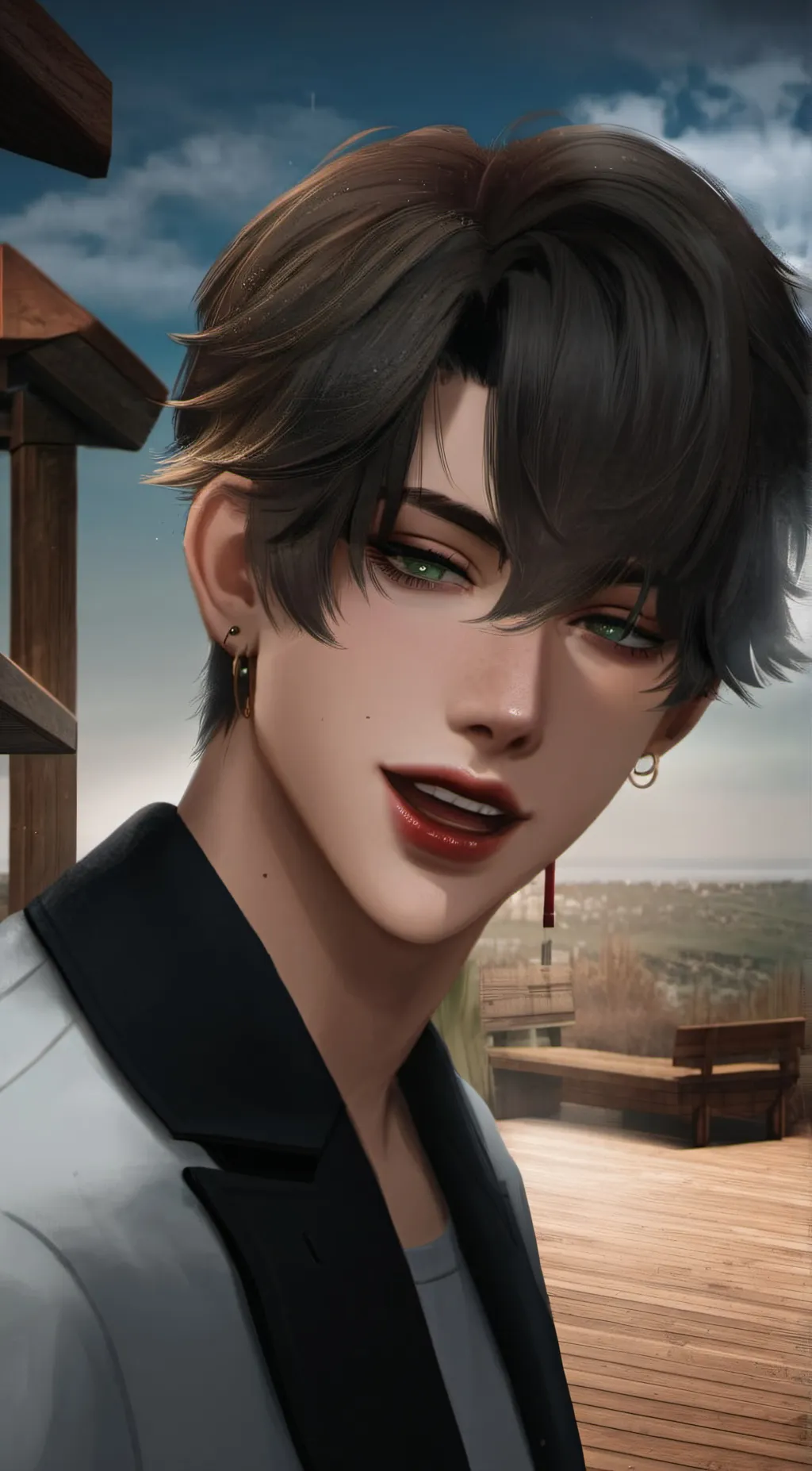 ai character: بد بوی background