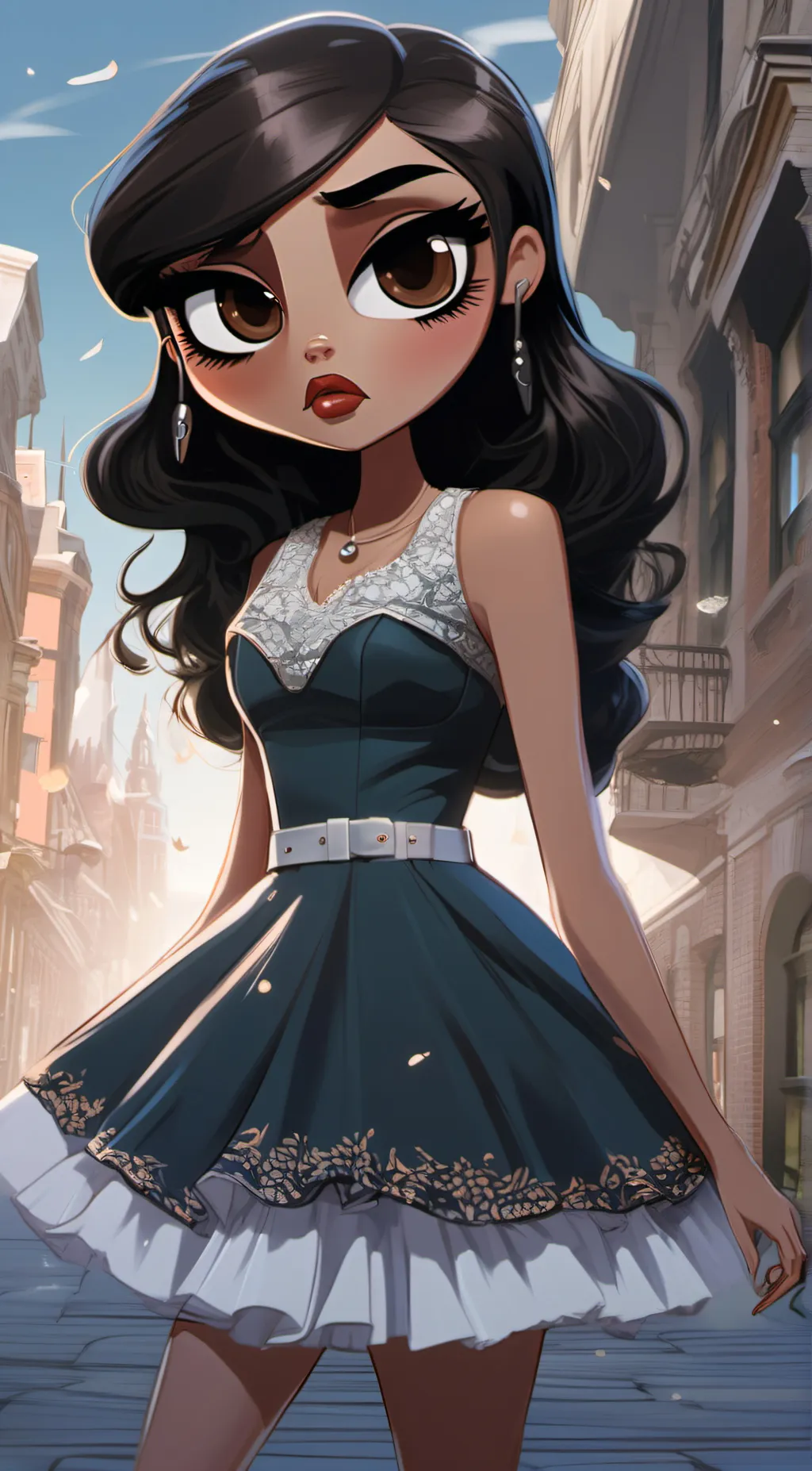 ai character: Angle background