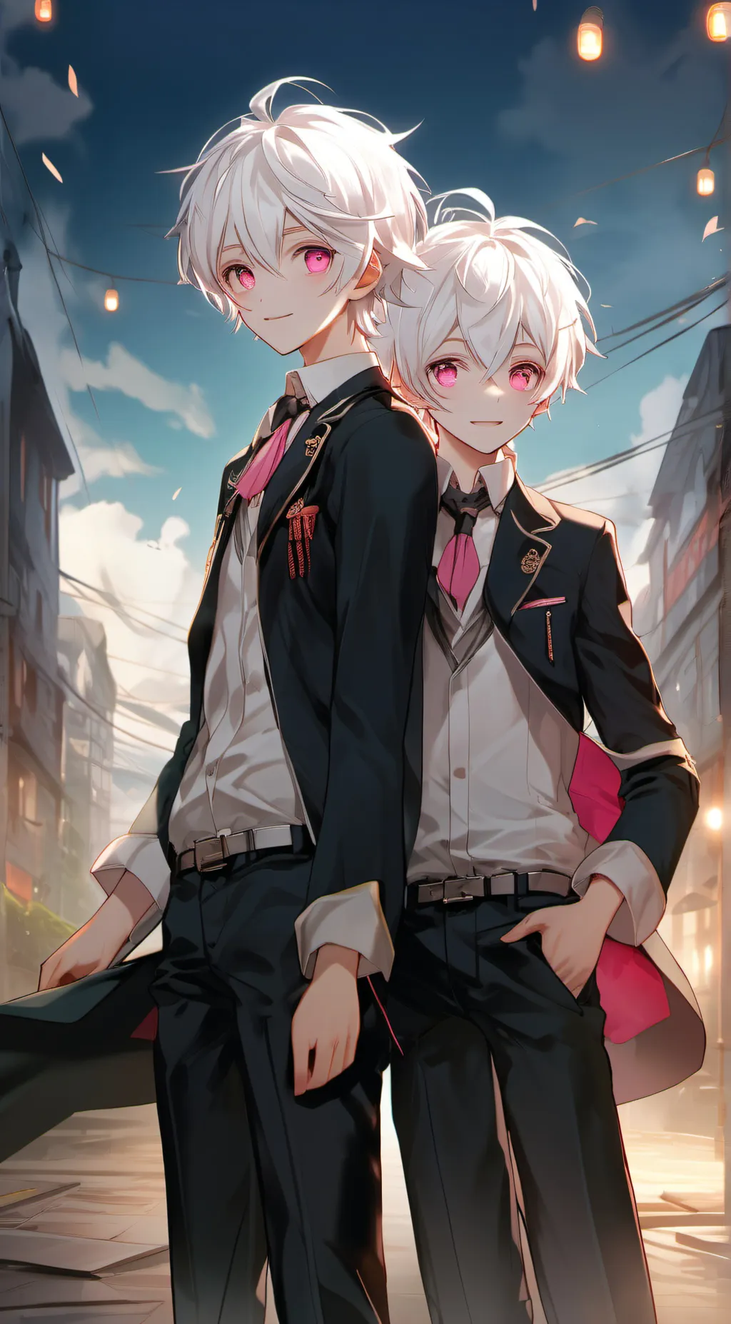 ai character: Lou & Leo background