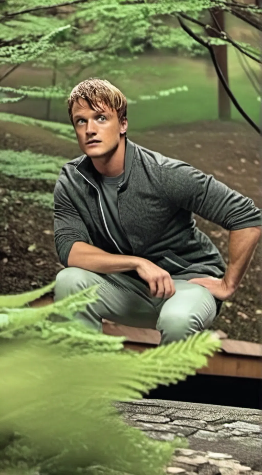 ai character: Peet’s Mellmark  background