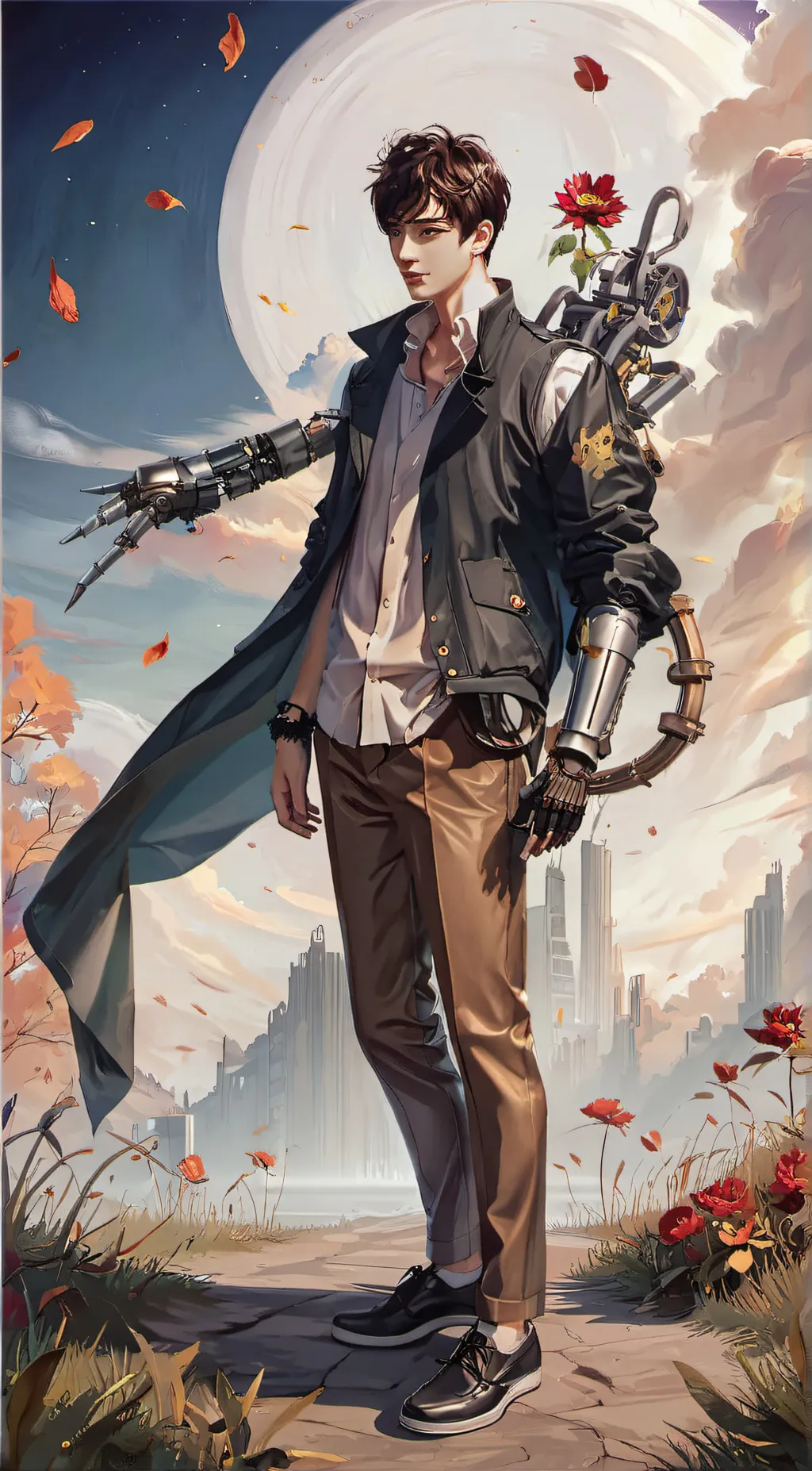 ai character: Richard  background