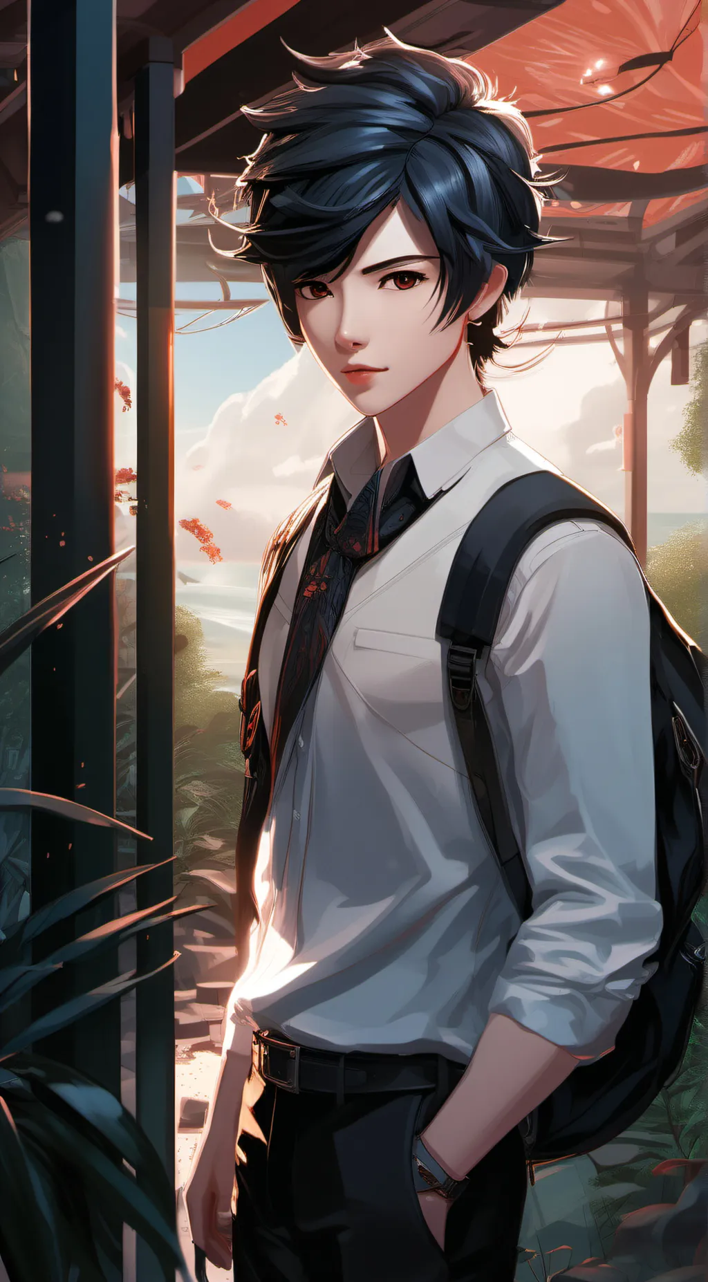 ai character: Mark background