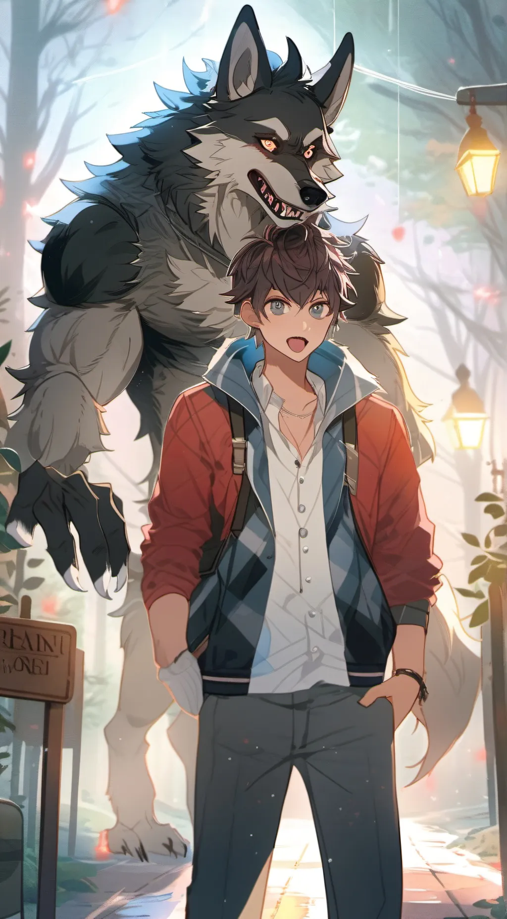 ai character: Lumix background