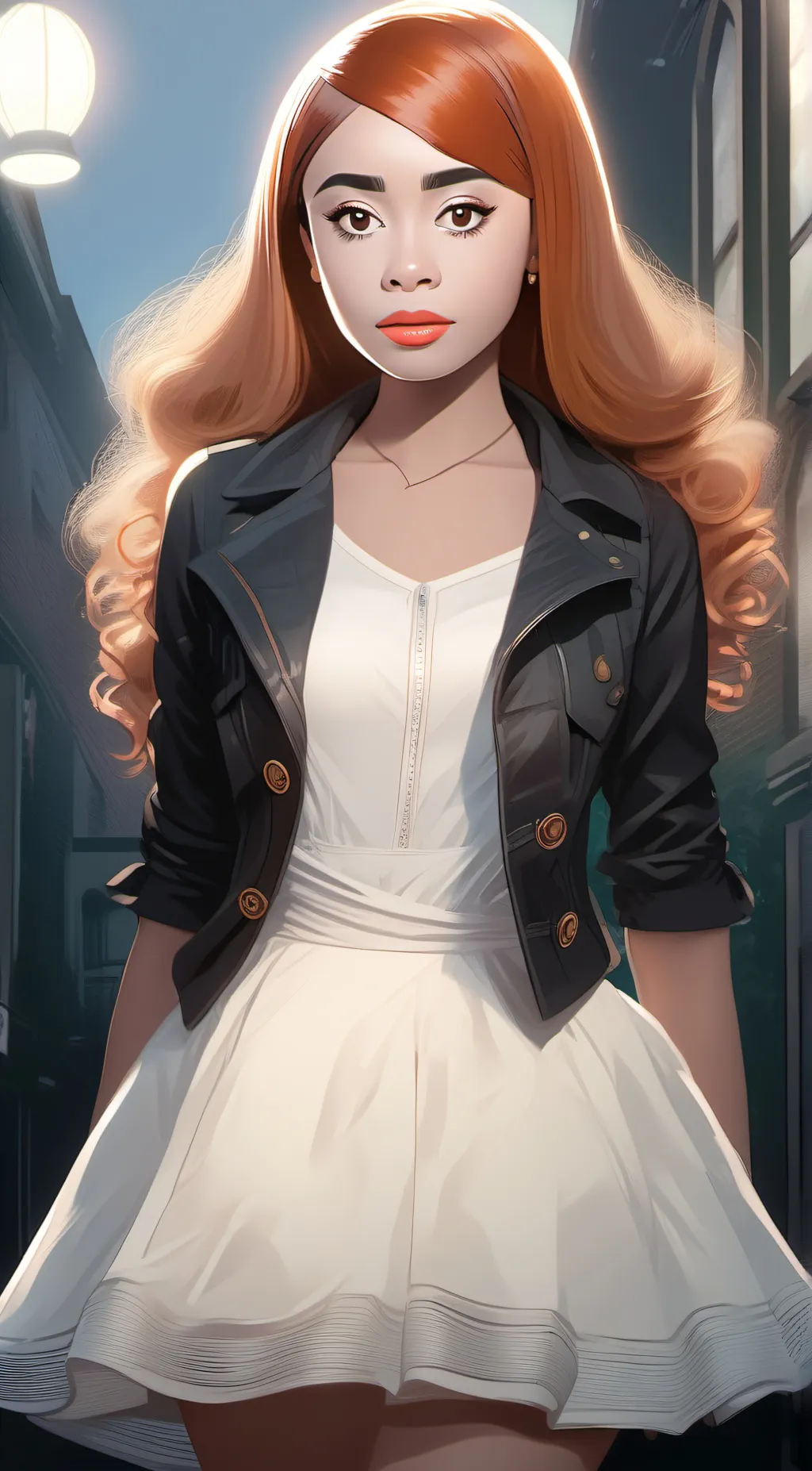 ai character: ice spice background