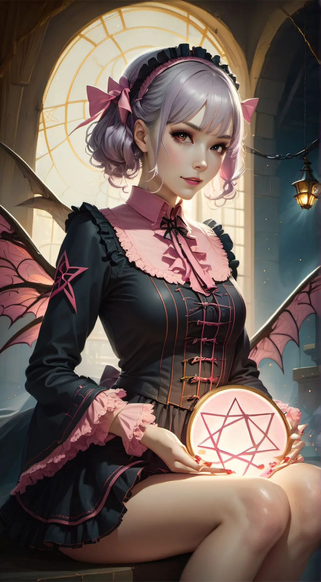 ai character: Lilly background