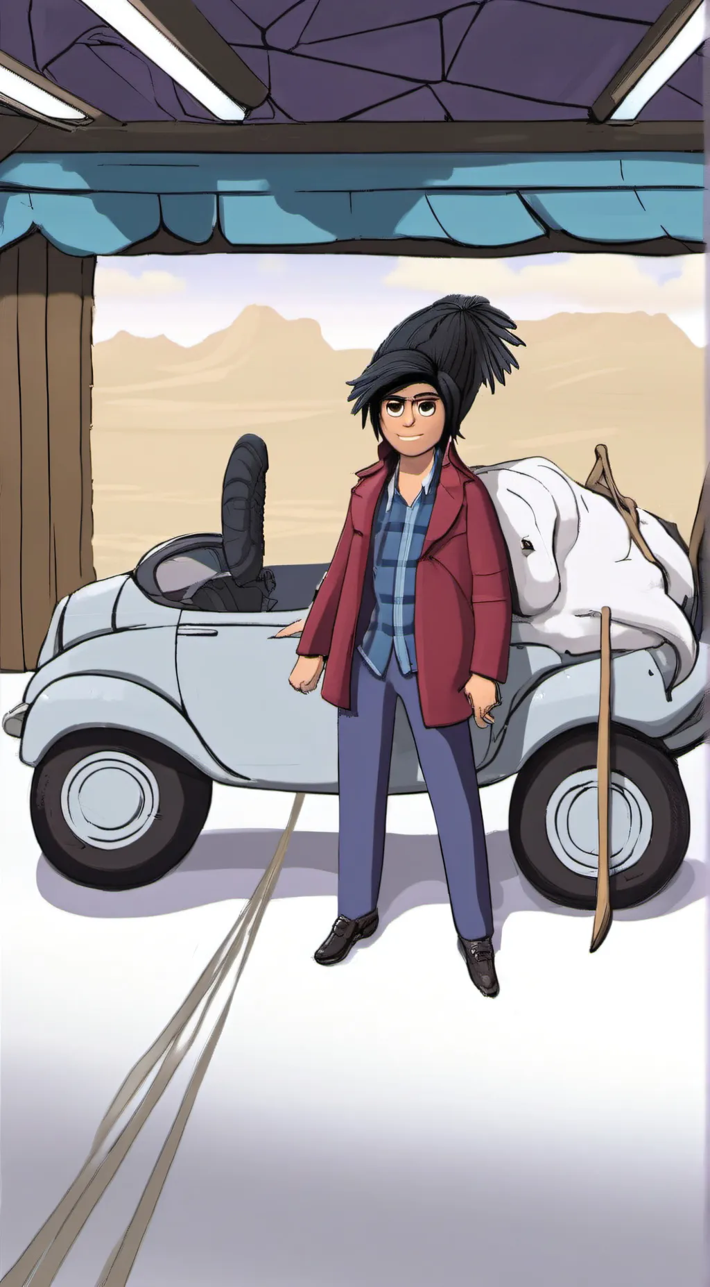 ai character: Roblox story 👹 background