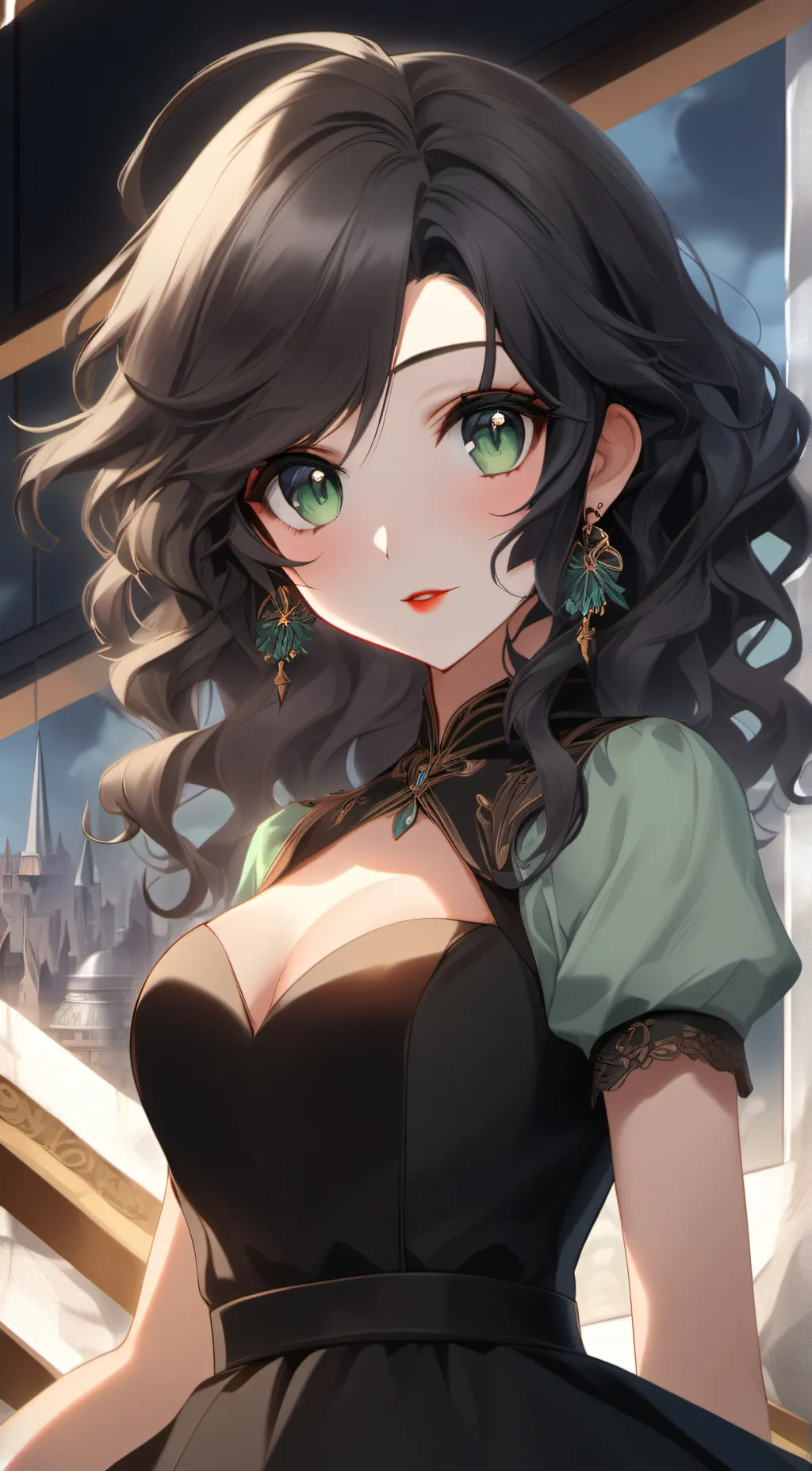 ai character: Roxie  background