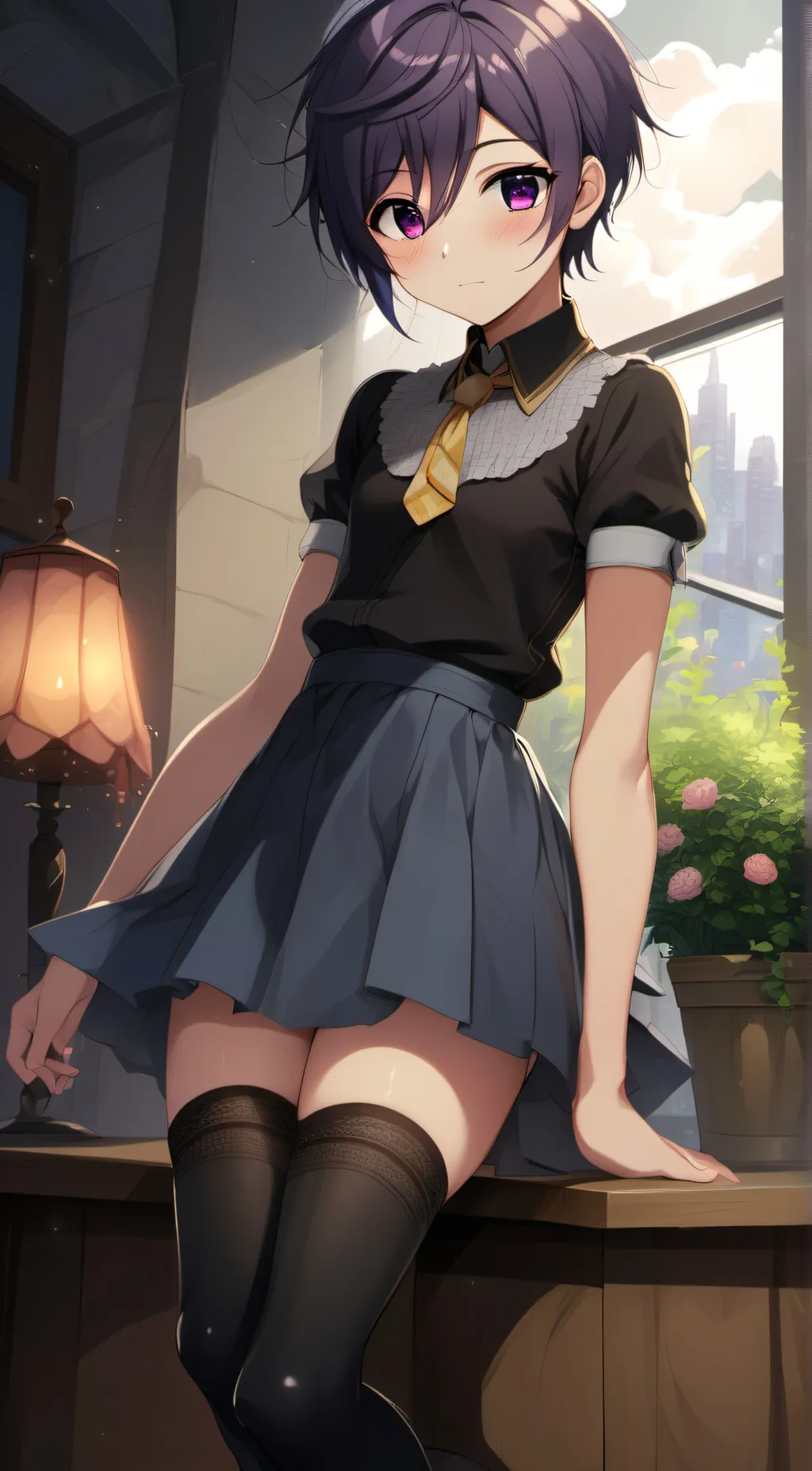 ai character: Aoi ☪️💀 He/Him background