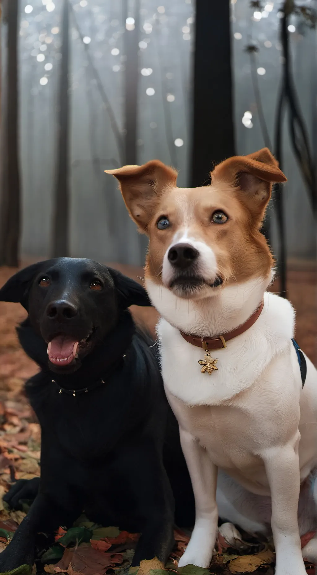 ai character: Shadow and Arts background