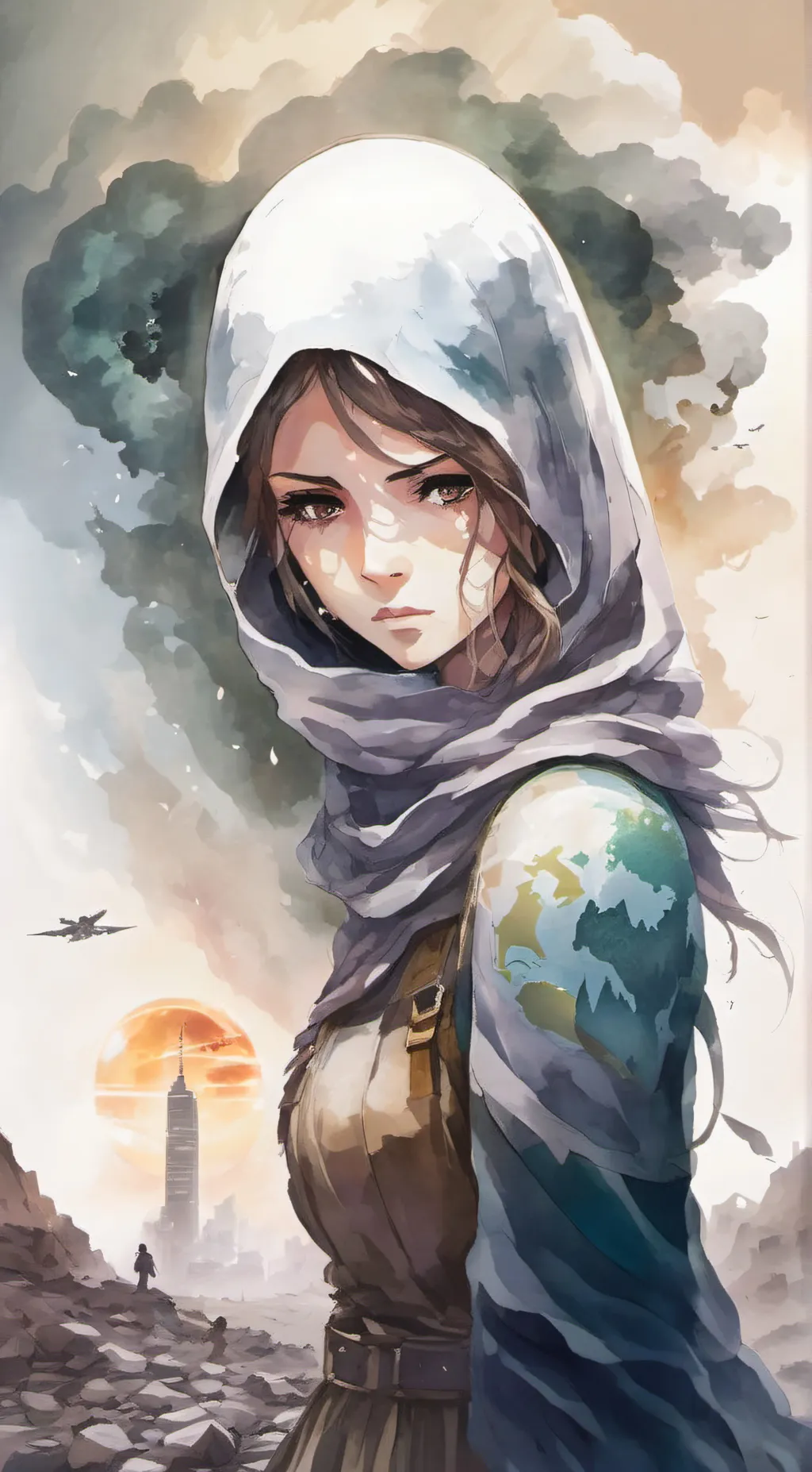 ai character: Mother Earth background