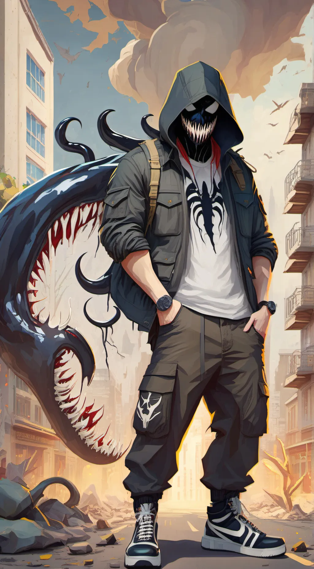 ai character: Monev background