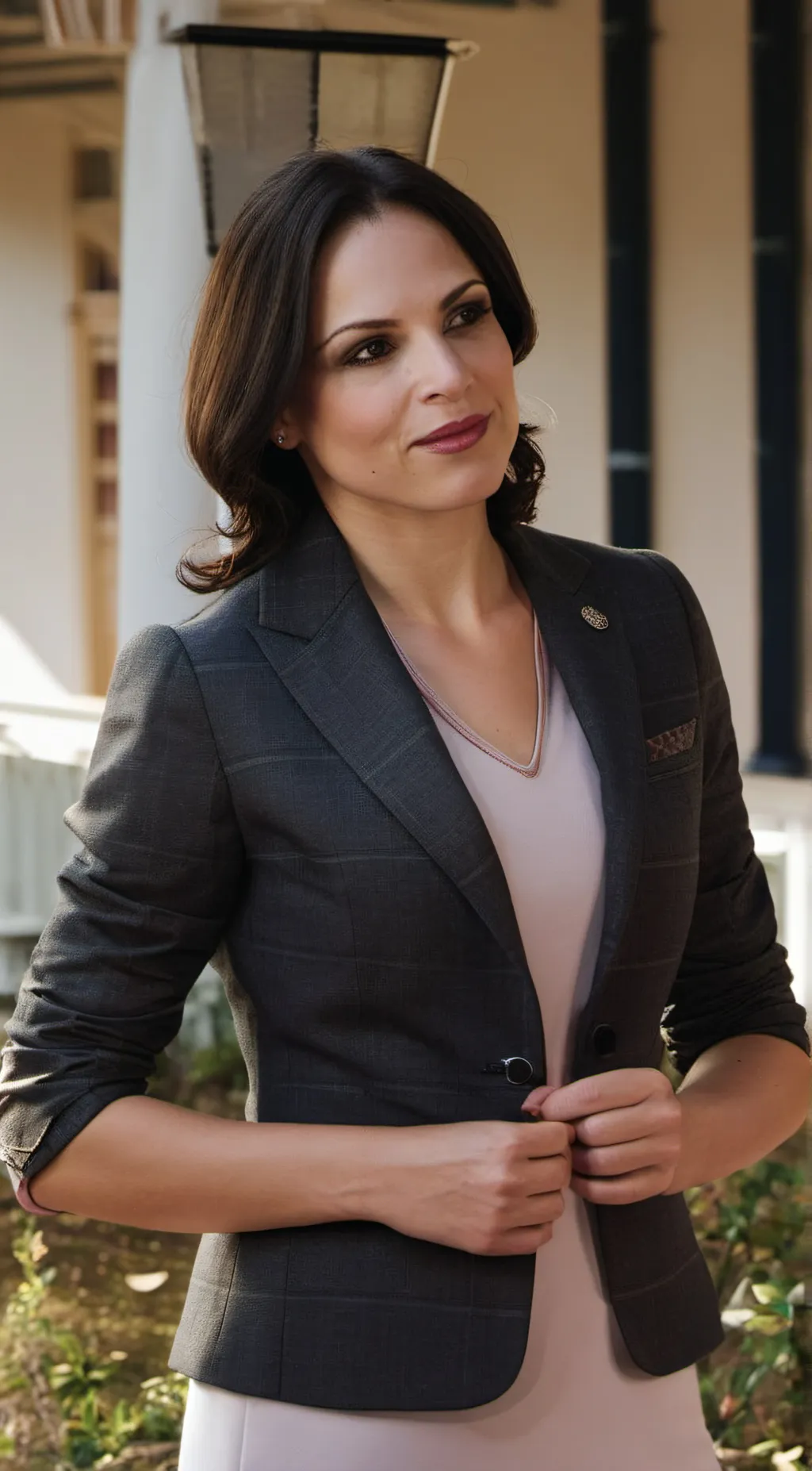 ai character: Regina Mills  background