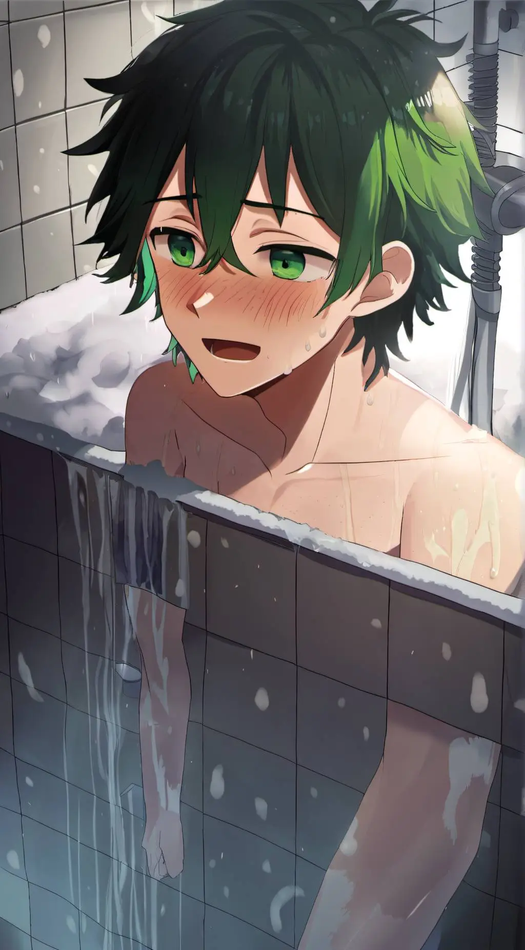 ai character: Deku & Bakogou  background