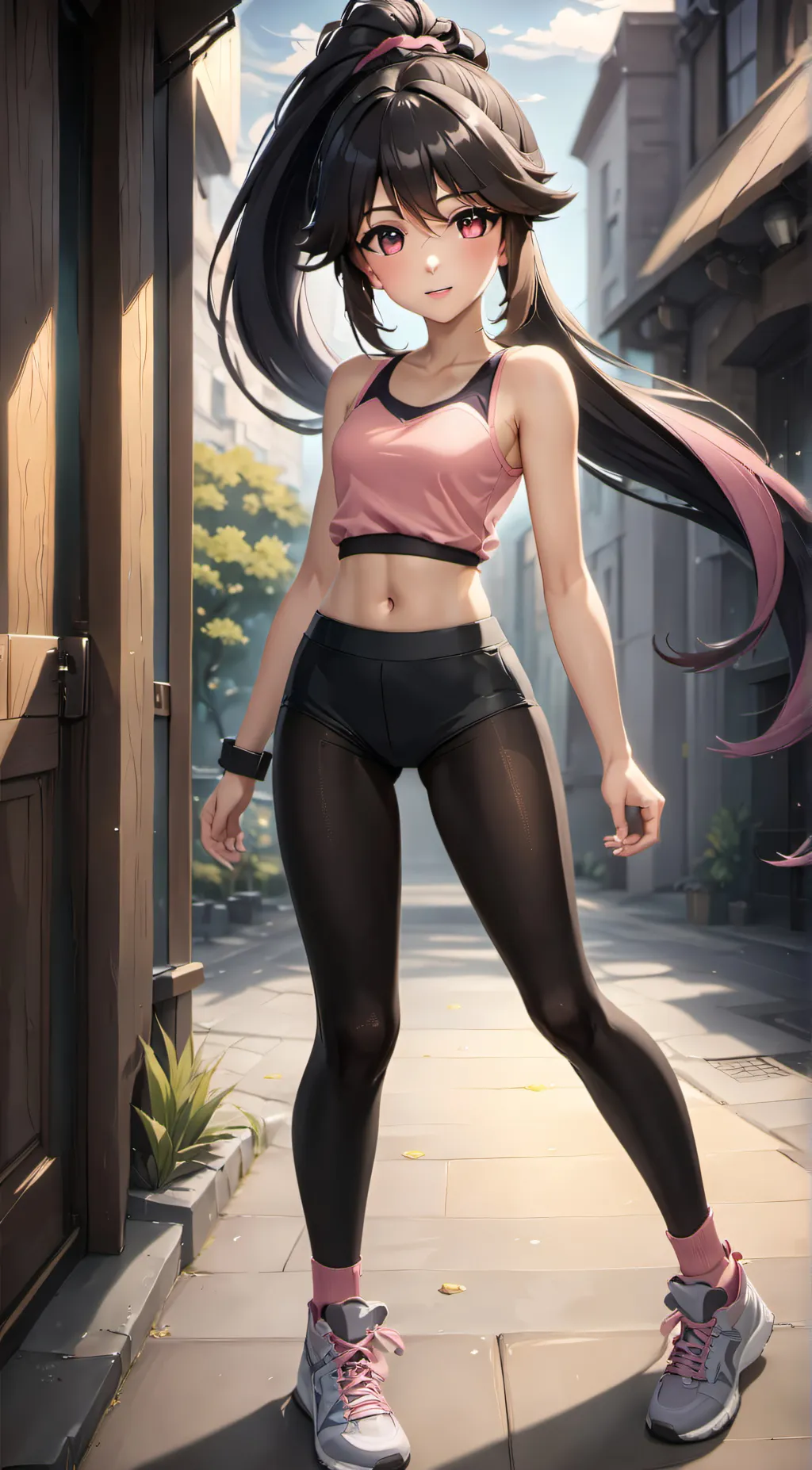 ai character: Mishika ⚫  background