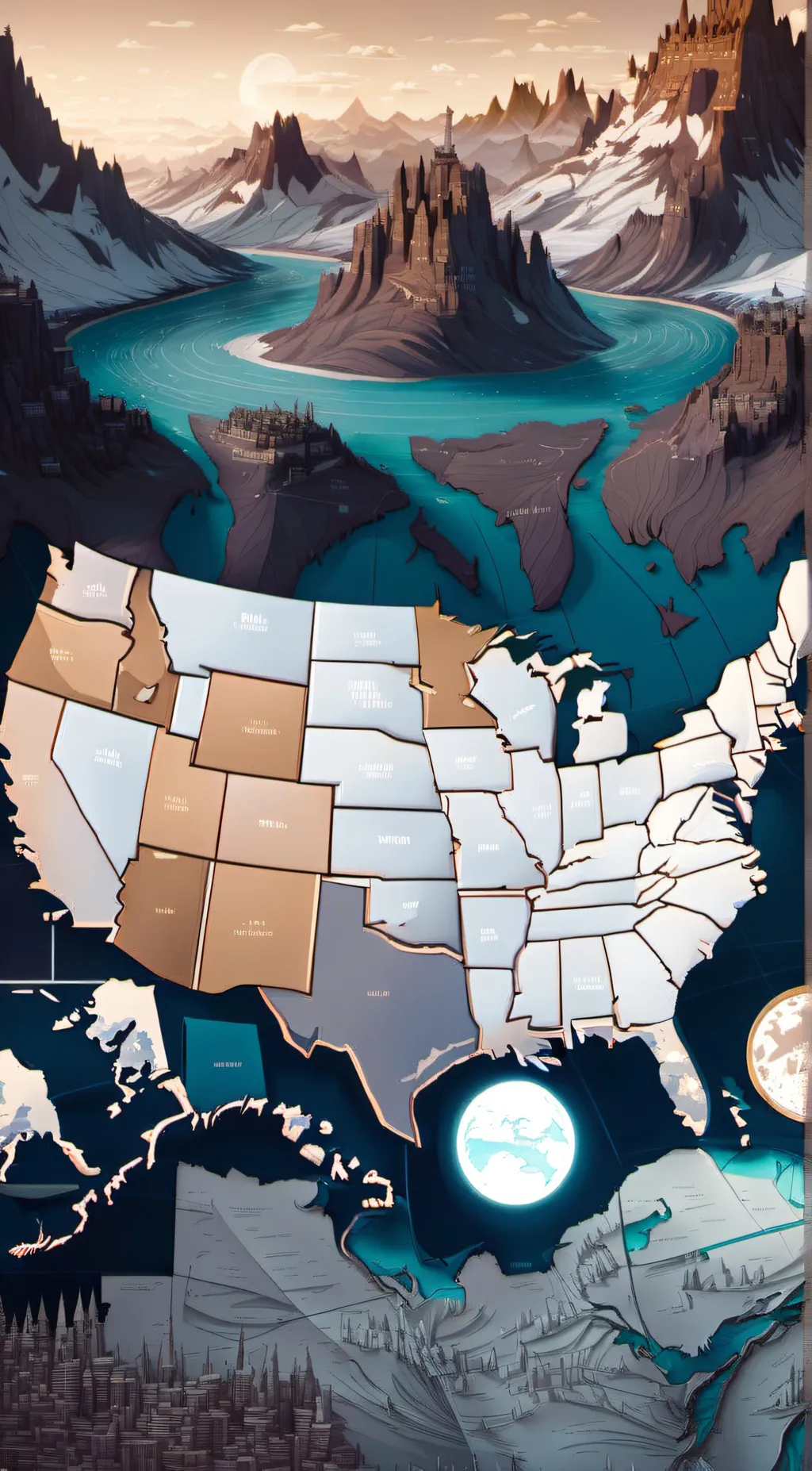 ai character: The map background