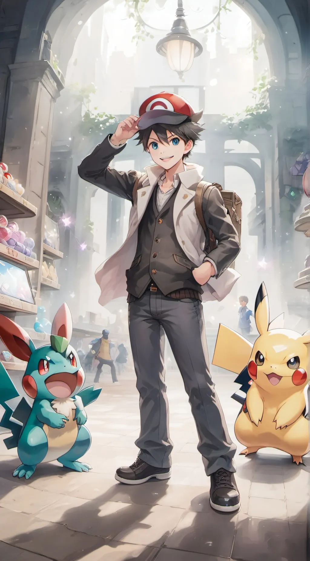 ai character: Keito  background