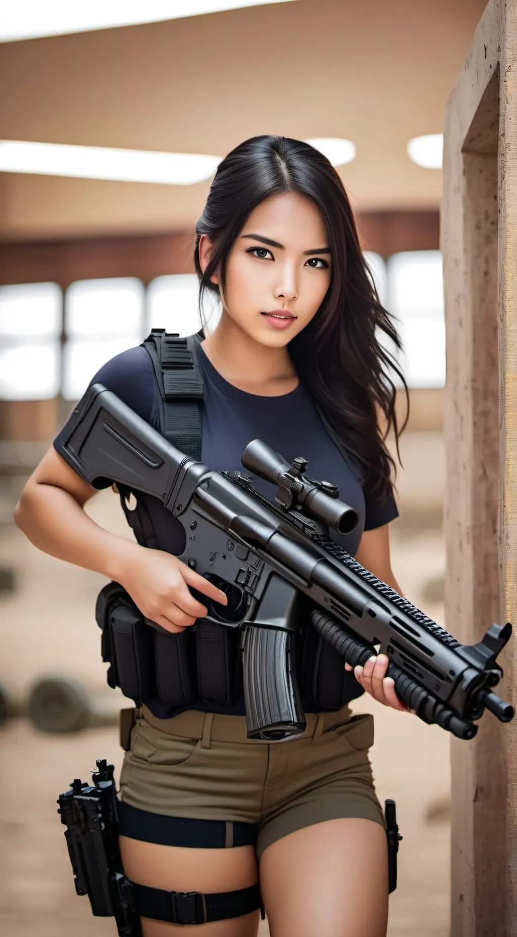 ai character: Crystal  background