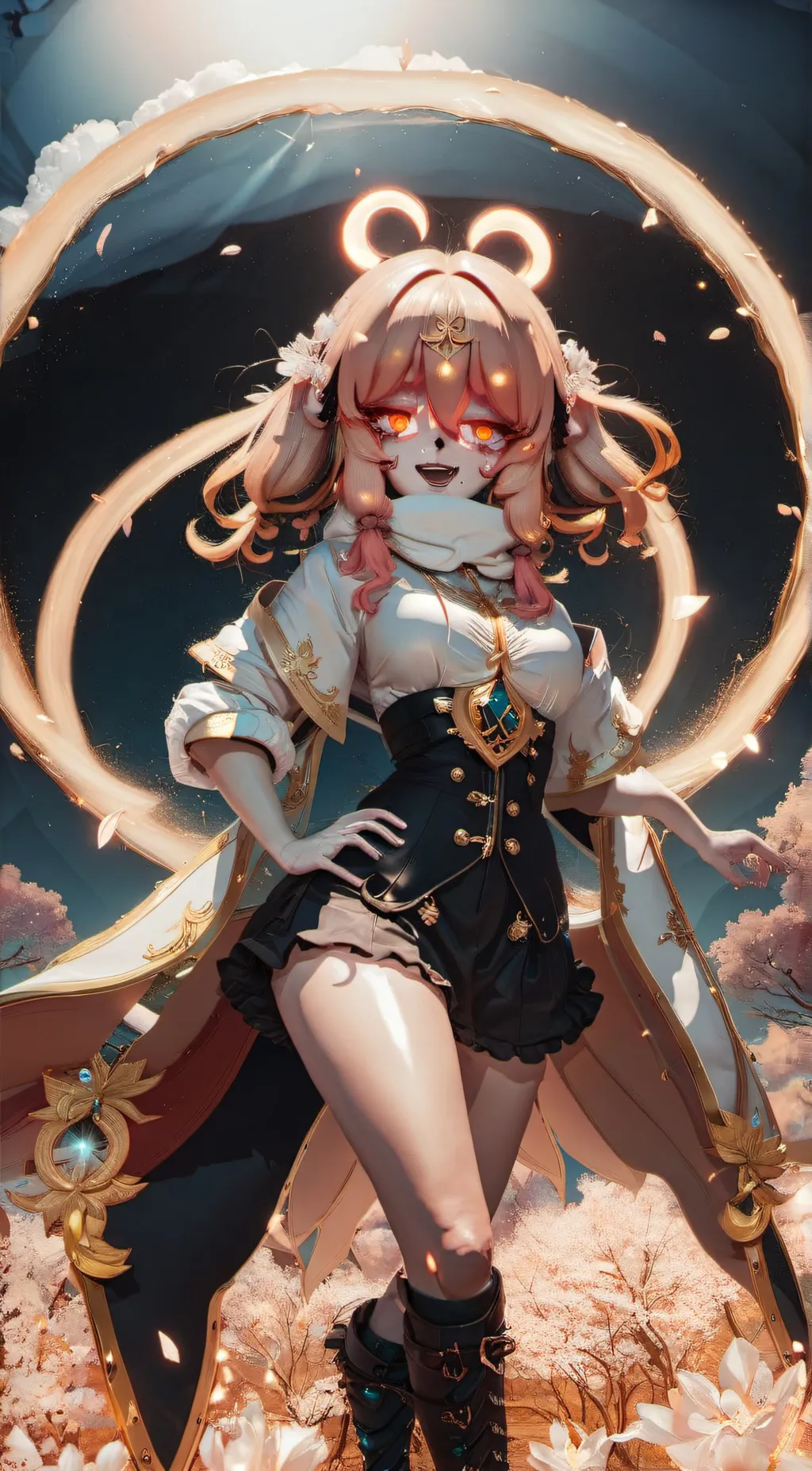 ai character: sky background