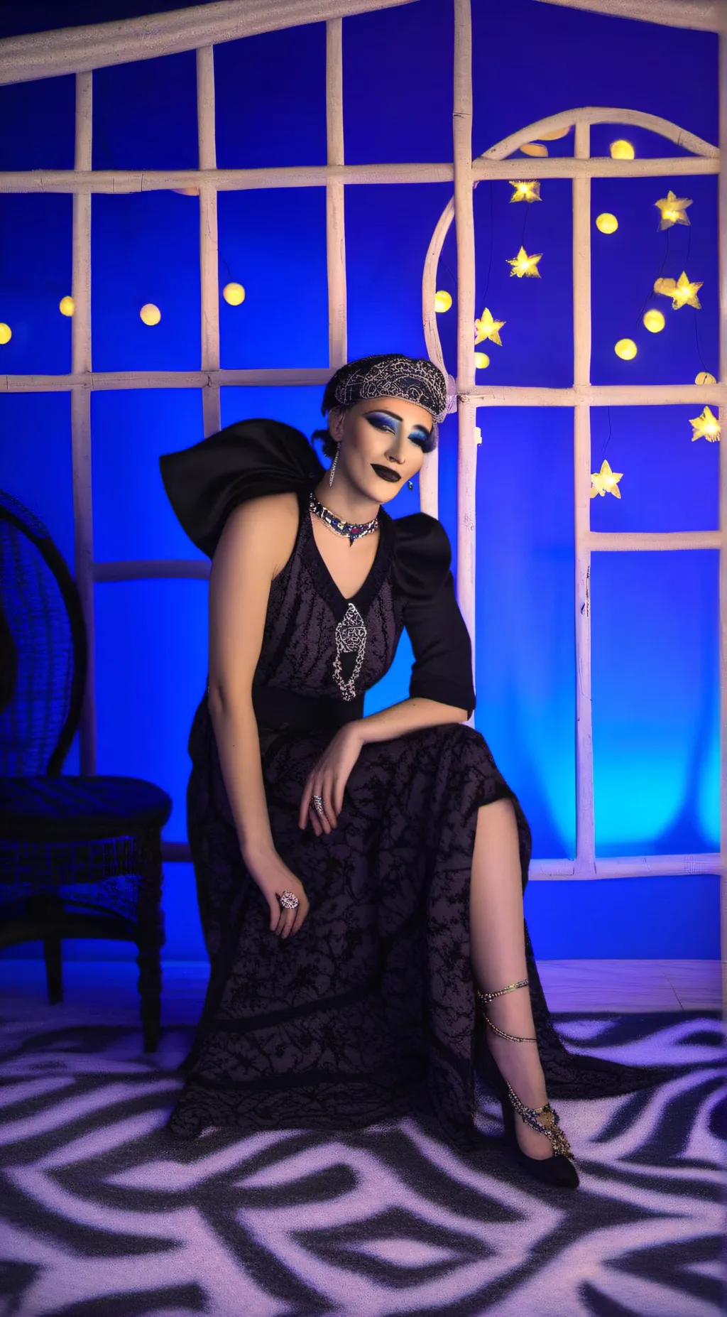 ai character: Charlotte kianney  background