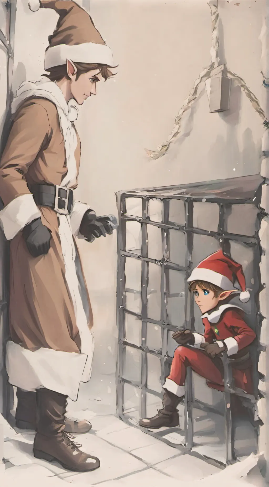 ai character: Snowflake  background