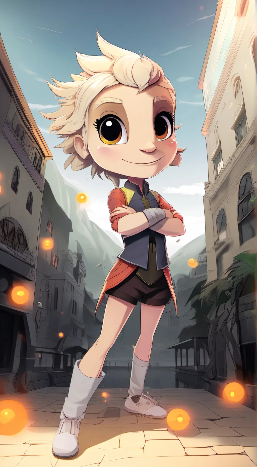 ai character: Nola  background