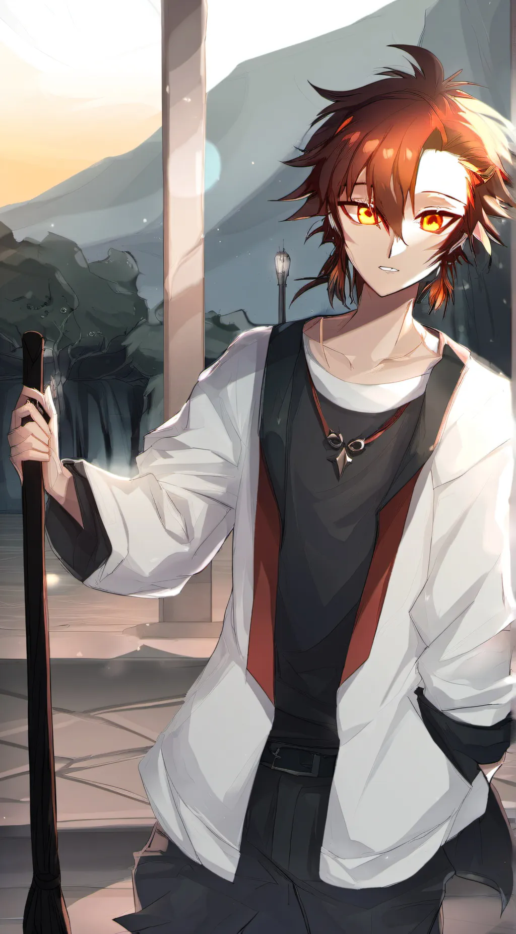 ai character: Kai  background