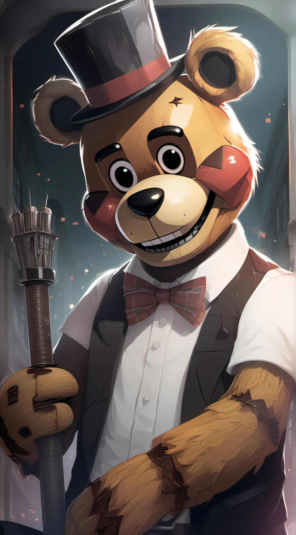 ai character: toy Freddy background