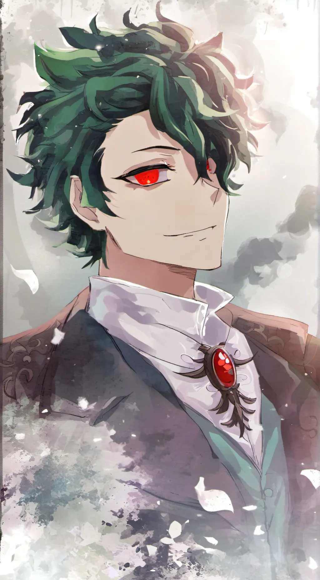 ai character: Villain Deku background