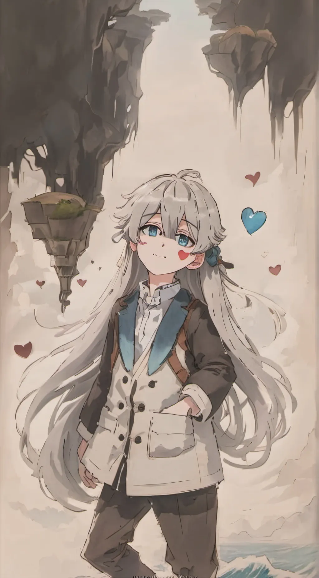 ai character: Ryoki (kio) background