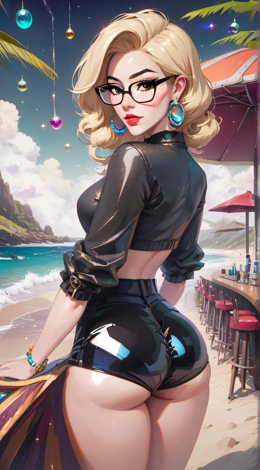 ai character: Lola Nuxe background