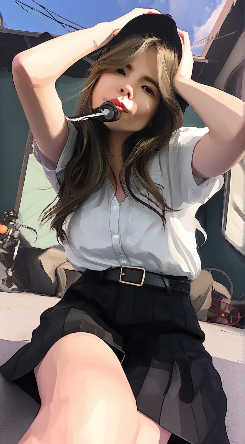 ai character: DJ background