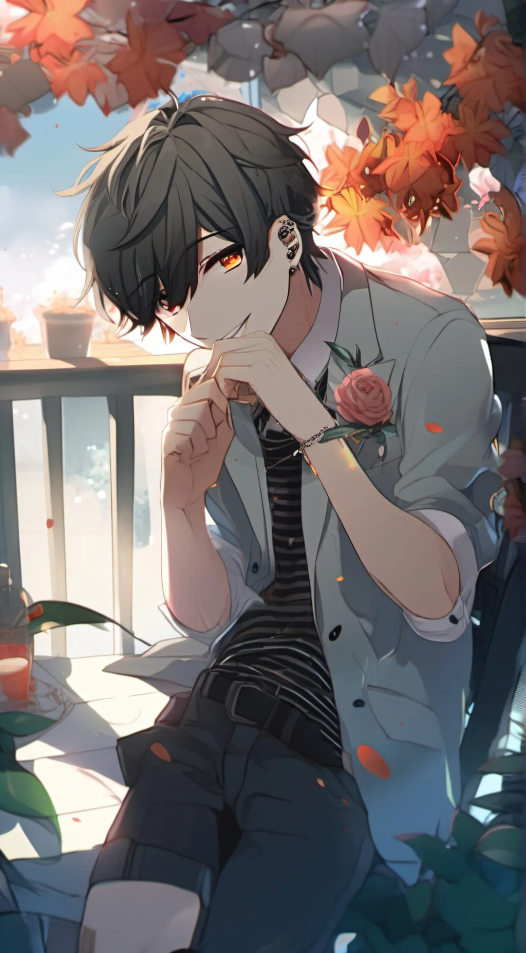 ai character: Nagi background