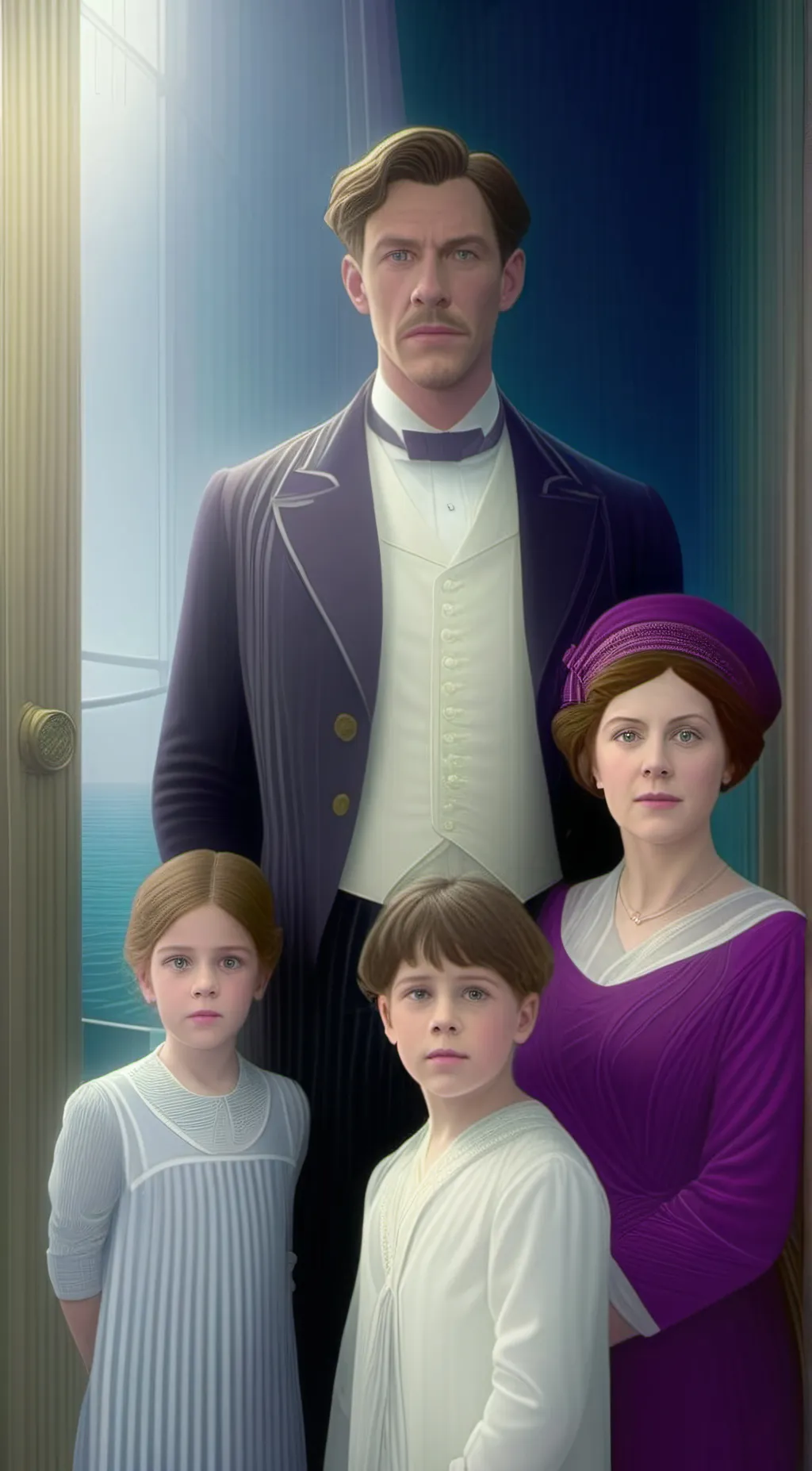 ai character: titanic surviviors background