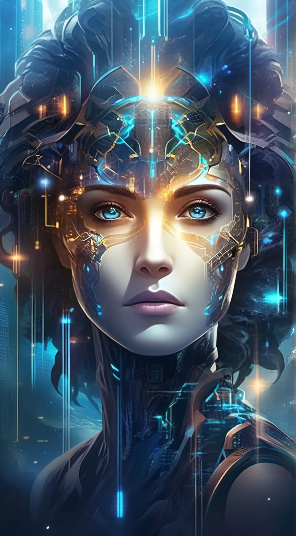 ai character: EDI background