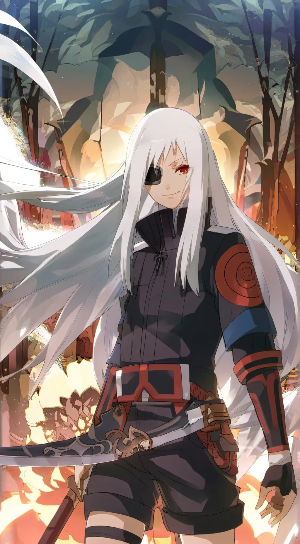 ai character: One piece background