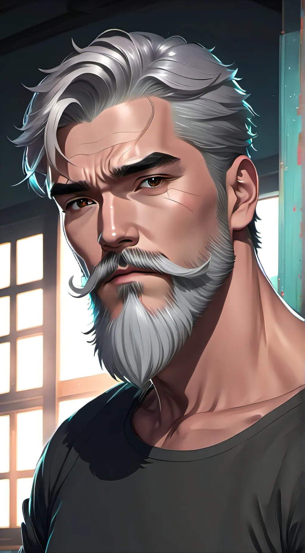 ai character: Brad chiles background