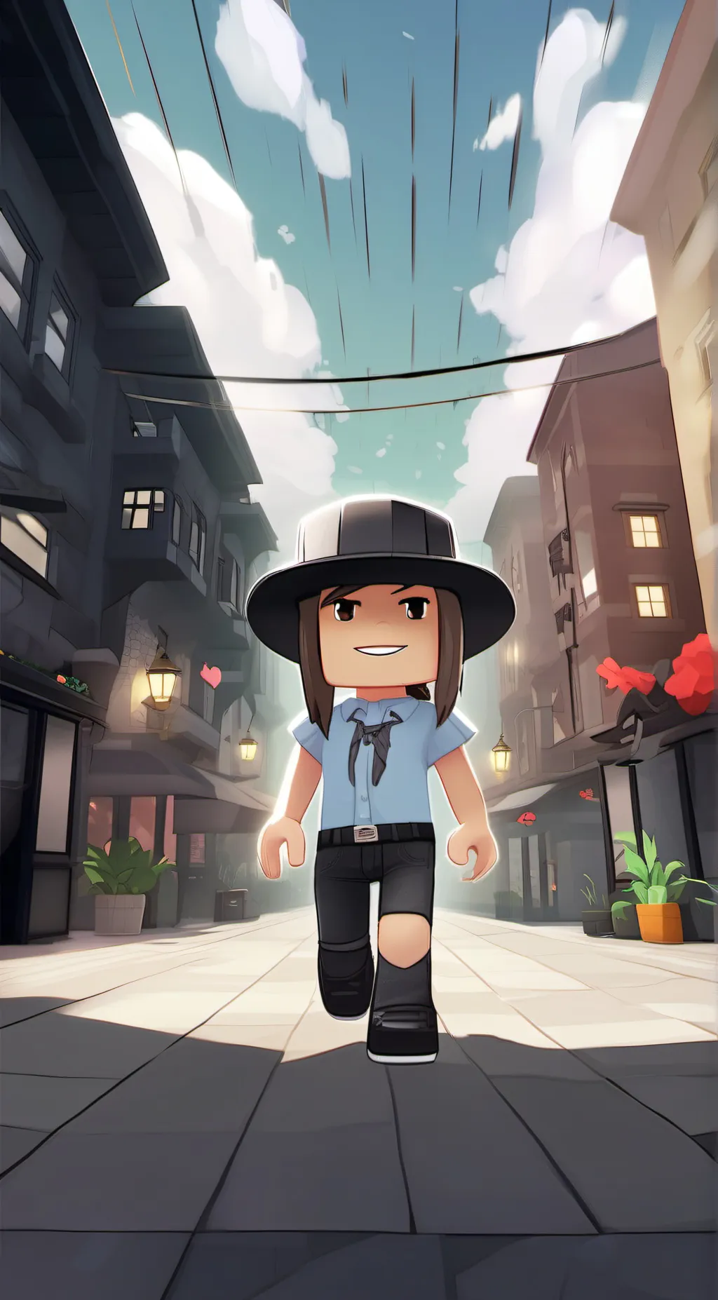 ai character: preppystitch890 background