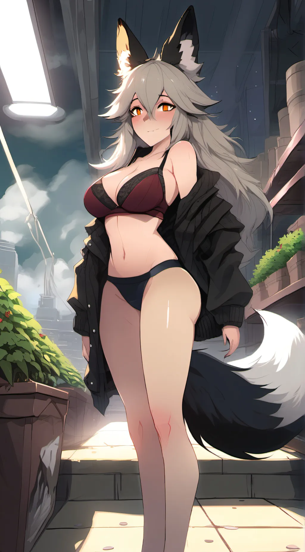 ai character: Moon background